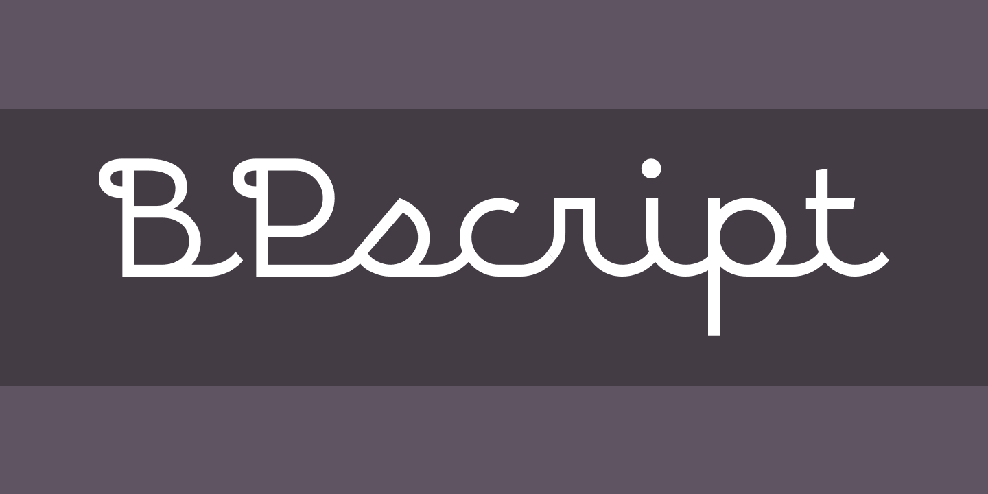 BPscript Font